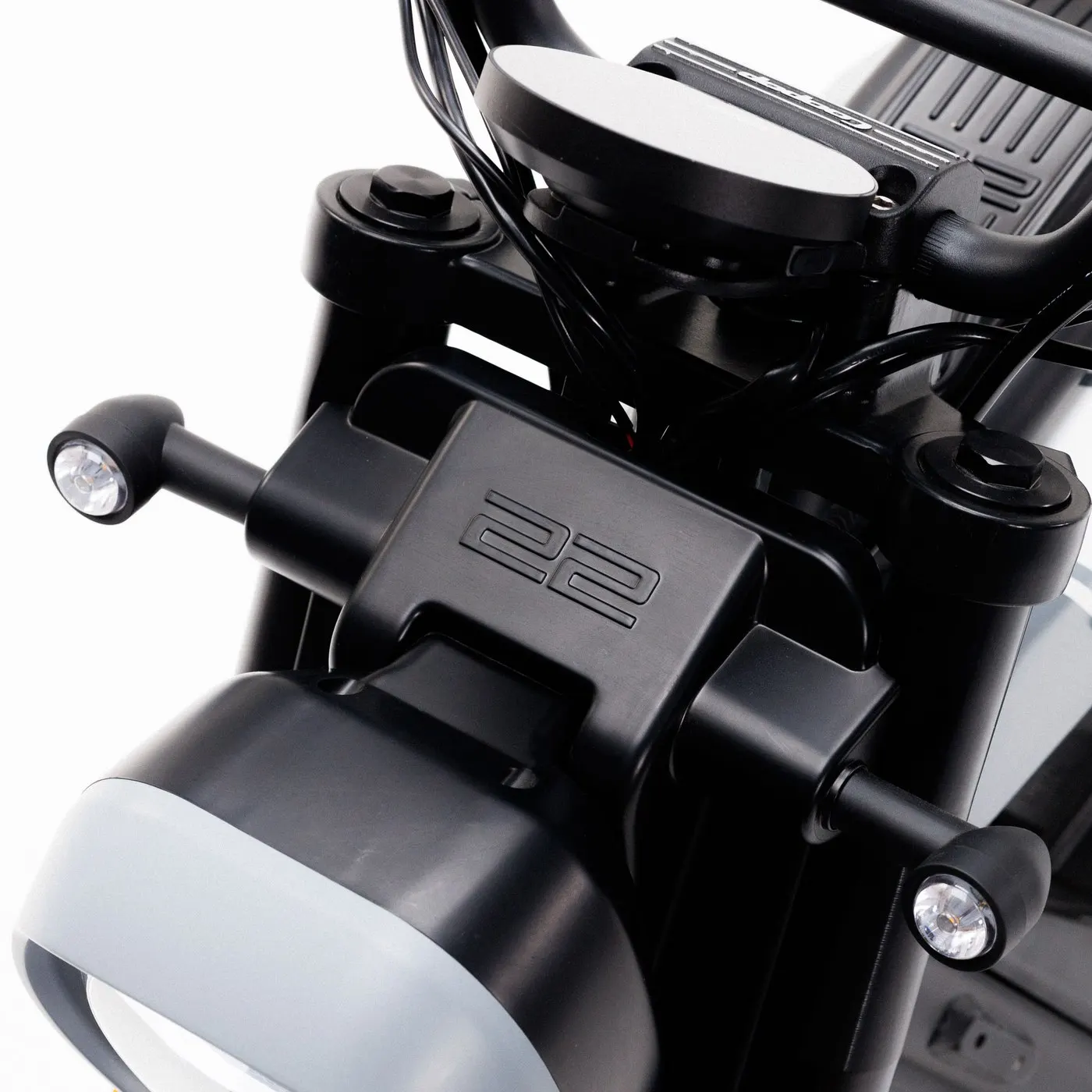 Detailaufnahme des Antriebs am Coopop Scrambler